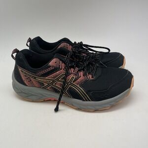 Asics Sneakers Womens 8.5 Gel‎ Venture 9 1012B313 Black Running Trail Shoes